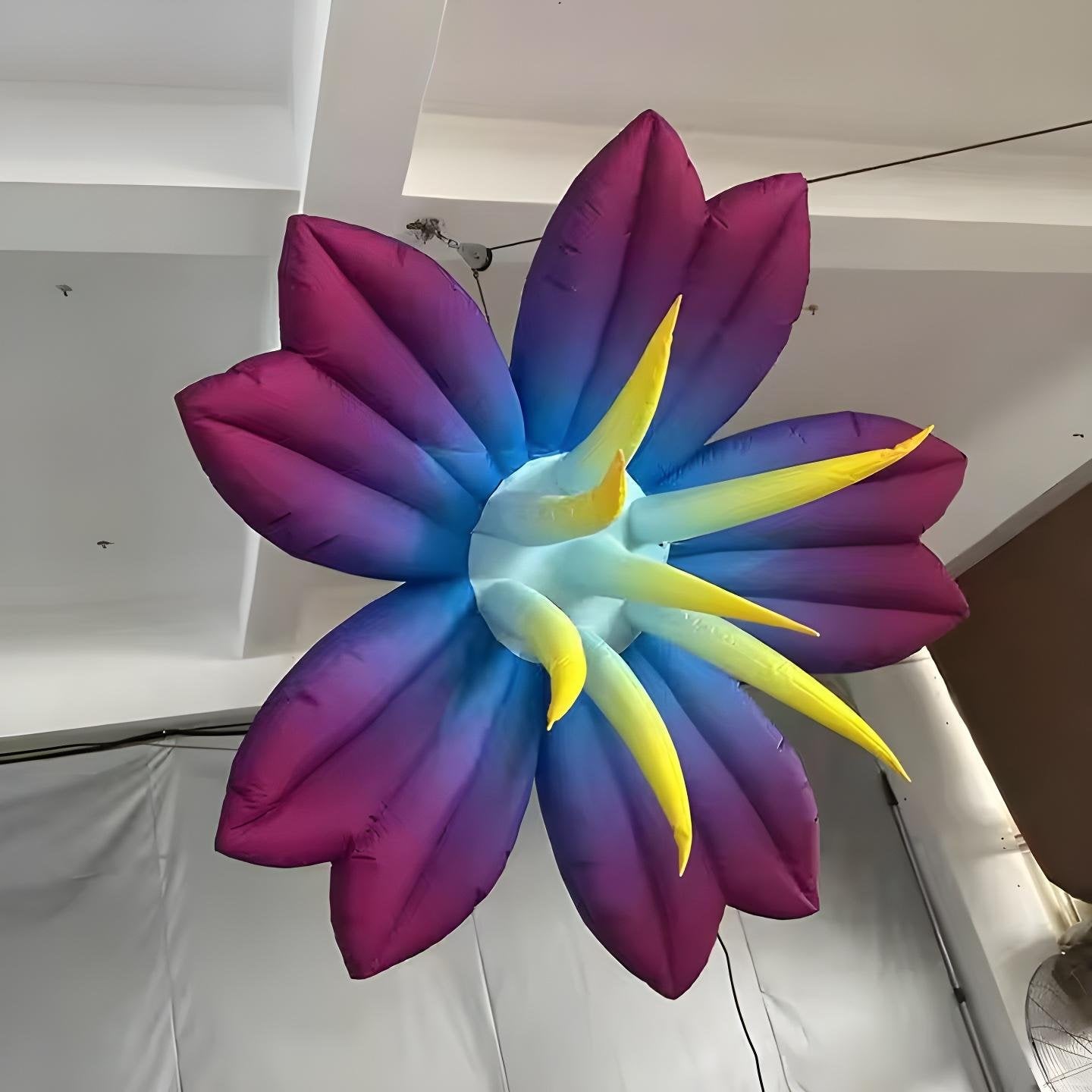 LED inflatable decorative flowers