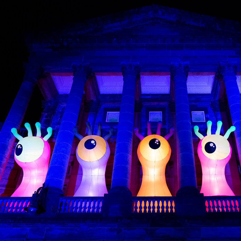 Inflatable Pillar with LED Eye