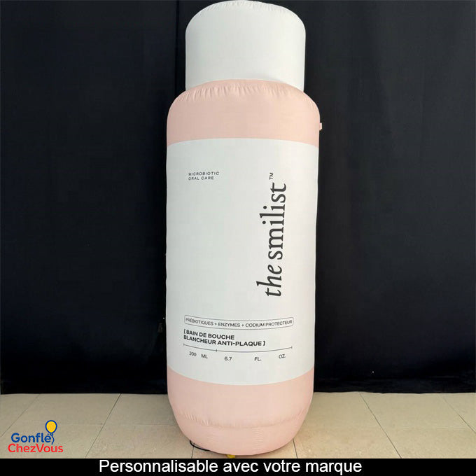 Produit cosmétique gonflable personnalisable