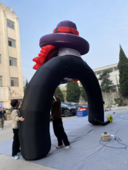 Halloween clown inflatable arch