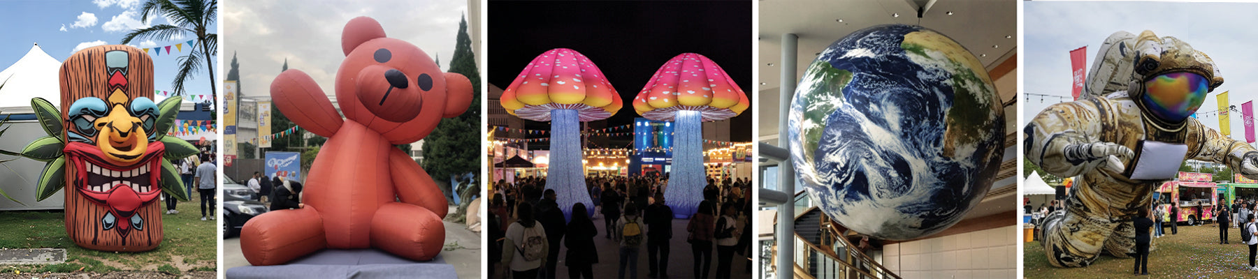 Custom-made inflatable structures