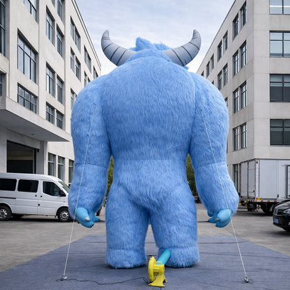 Giant Plush Effect Inflatable Monster Mascot