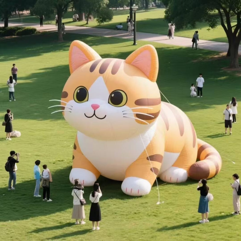 Chat Gonflable Géant Personnalisable