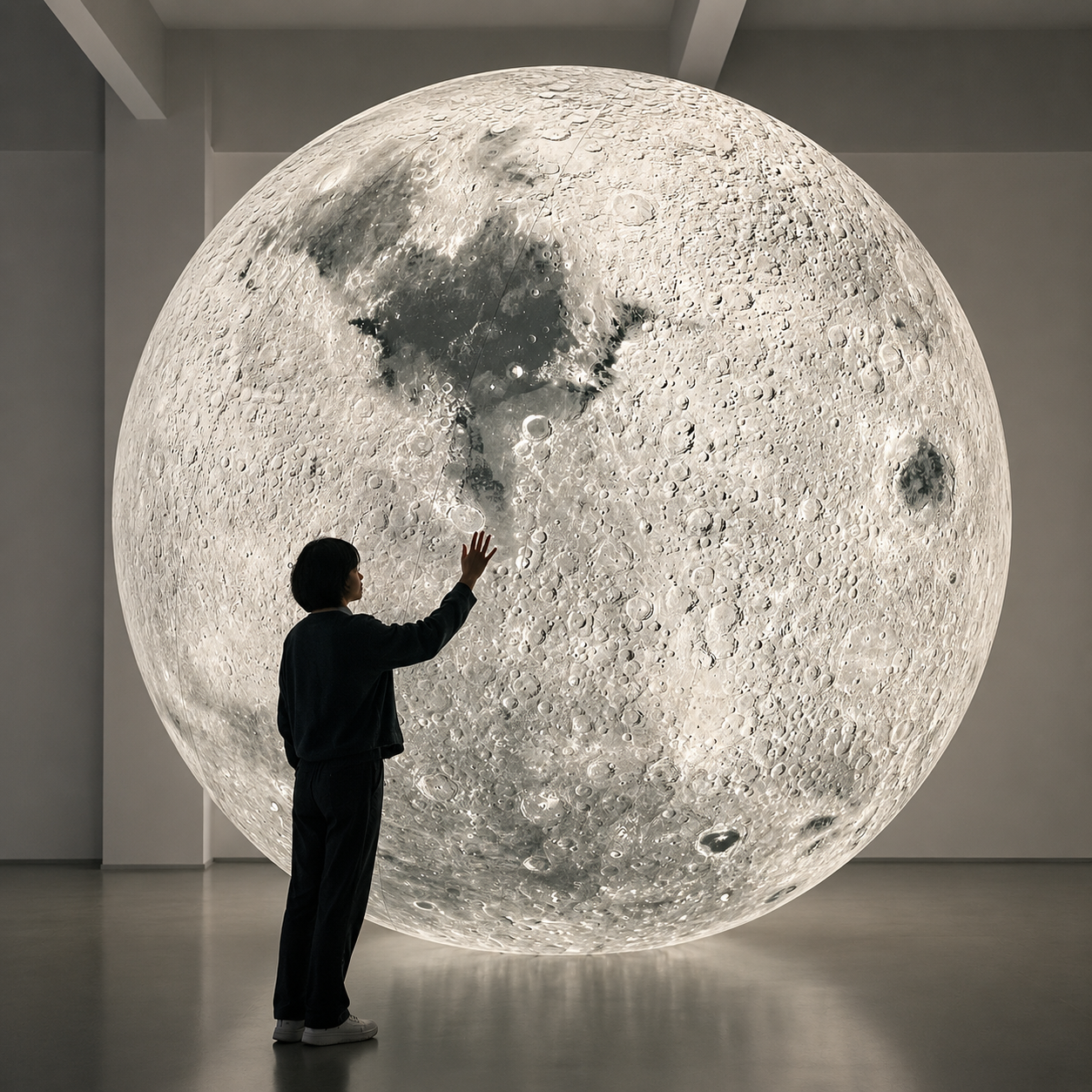 Giant Inflatable Illuminated Moon