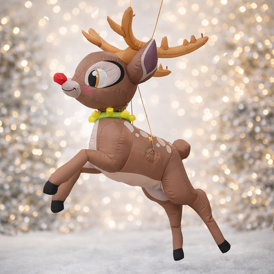 Suspended Inflatable Christmas Reindeer