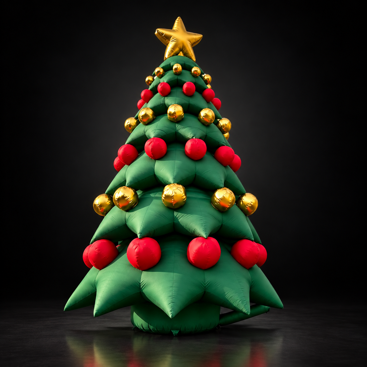 Arbre de Noël gonflable LED personnalisable