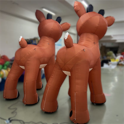 Giant inflatable Christmas reindeer