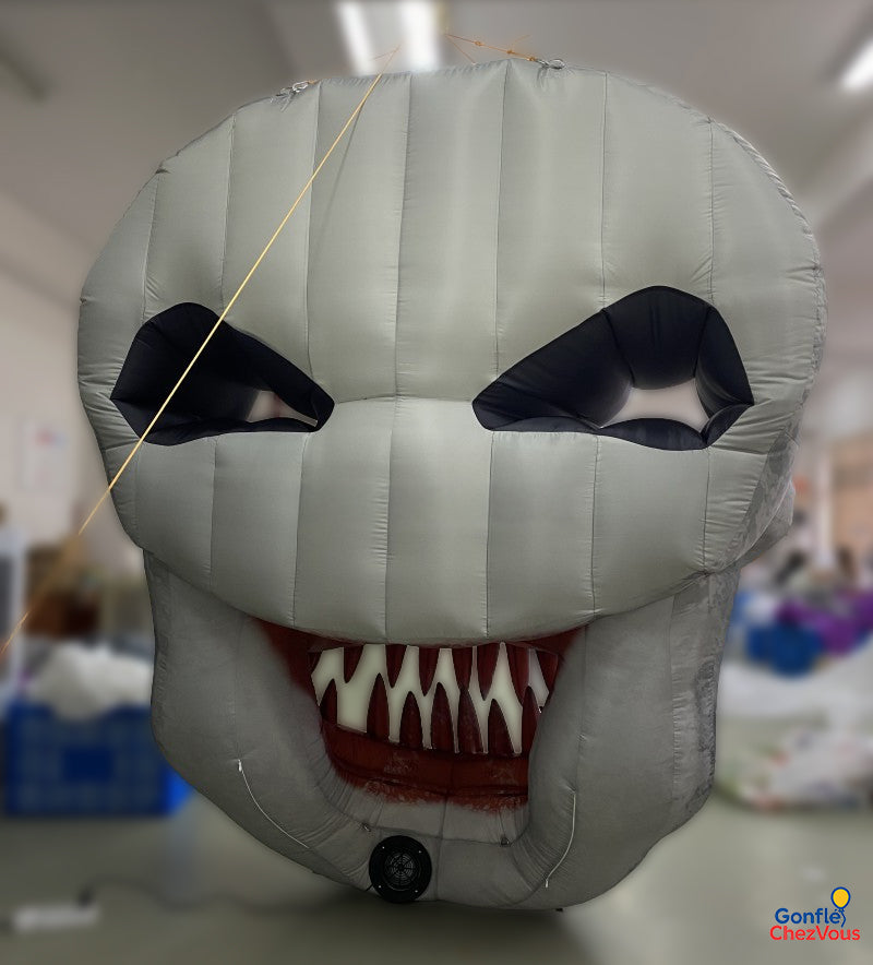 Tête de Mort De Clown Gonflable