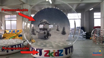 Boule à neige gonflable personnalisable
