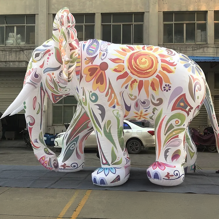 Giant Inflatable Colorful Elephant