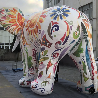 Giant Inflatable Colorful Elephant