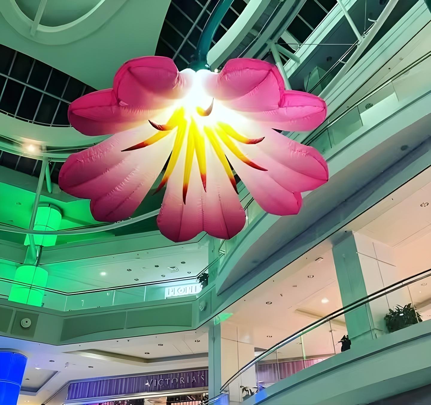 LED inflatable decorative flowers