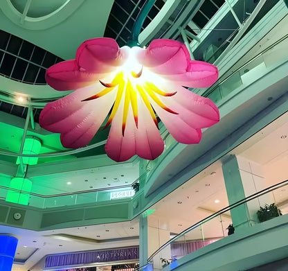 LED inflatable decorative flowers