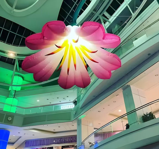 LED inflatable decorative flowers