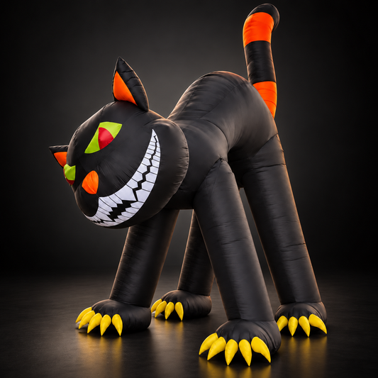 Giant Inflatable Black Cat Halloween