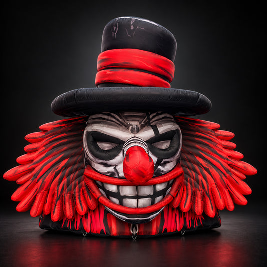 Giant inflatable Halloween clown