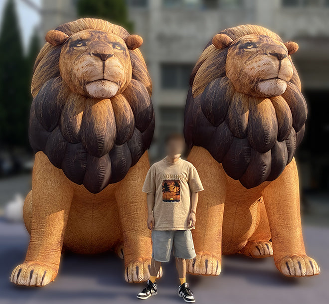 Lion Gonflable Géant