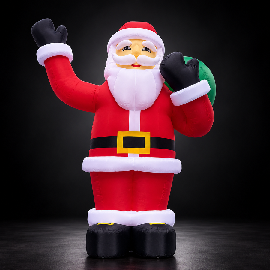 Customisable LED Inflatable Santa 