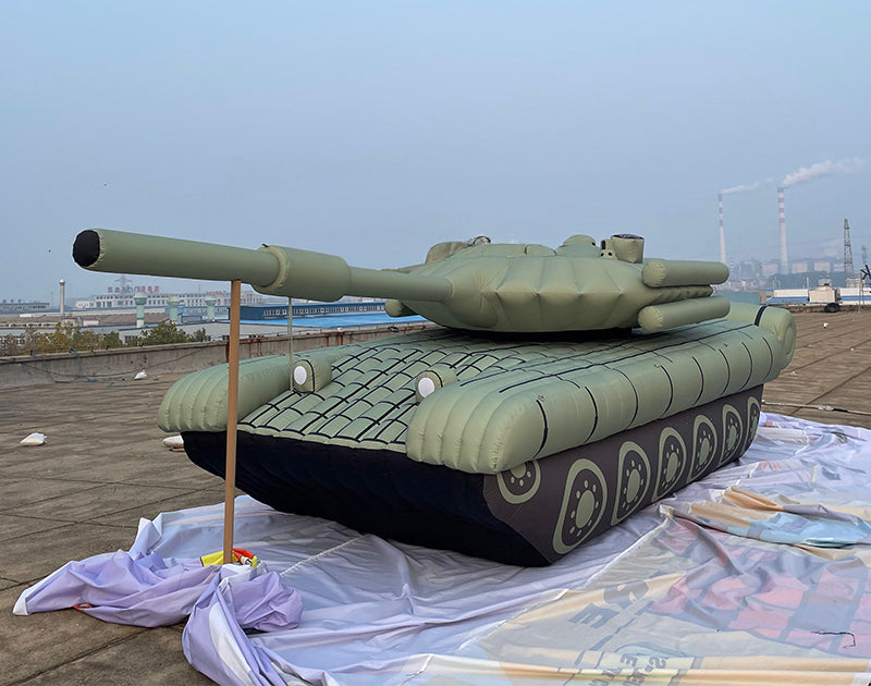 Tank gonflable taille réelle
