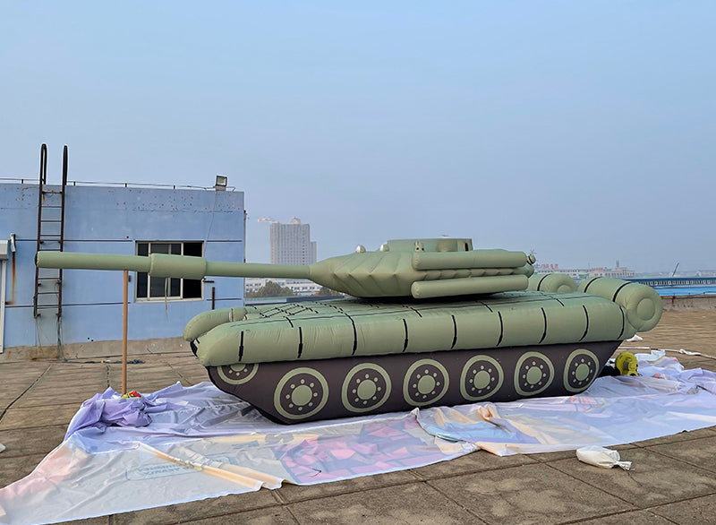 Tank gonflable taille réelle